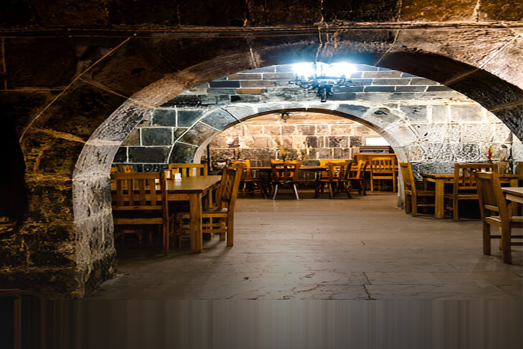 Traditional Armenian cuisine in Gyumri
